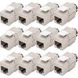 Digitus DN-93617-12, Módulo Keystone plateado