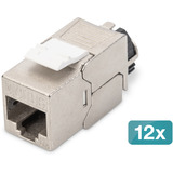 Digitus DN-93617-12, Módulo Keystone plateado