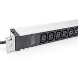 Digitus DN-95426, Regleta negro/Aluminio