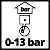 EINHELL 4133115 manómetro para neumáticos 0 - 13 bar Manómetro digital, Equipos de llenado de neumáticos negro, Manómetro digital, 0 - 13 bar, Barra, Negro, Verde