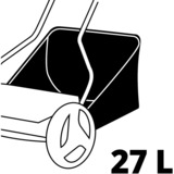 EINHELL Cortacésped manual GC-HM 400, Cortacéspedes helicolidales rojo/Negro