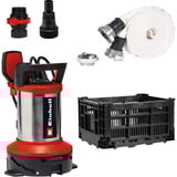 EINHELL Juego de inundación GE-DP 7535 N LL ECO, Bombas presión e inmersión rojo/Negro