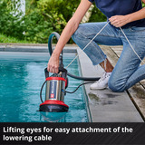 EINHELL Juego de inundación GE-DP 7535 N LL ECO, Bombas presión e inmersión rojo/Negro