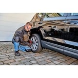 EINHELL Llave de impacto neumática TC-PW 340 con accesorios, juego de 10 piezas, Tornillo de percusión negro/Rojo