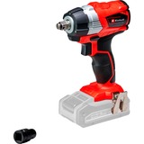 EINHELL TE-CW 18Li atornillador de impacto a batería, Tornillo de percusión rojo/Negro, No incluye batería ni cargador, 2900RPM 18V Negro, Rojo , 1,1 kg