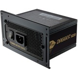 FSP DAGGER PRO 650W unidad de fuente de alimentación 20+4 pin ATX SFX Negro, Fuente de alimentación de PC 650 W, 100 - 240 V, 50 - 60 Hz, 10 A, 5 A, 120 W