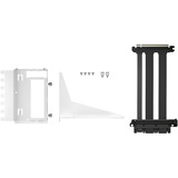Fractal Design Flex 2 PCIe 4.0 x16 Blanco, soporte + cable de extensión, Cable alargador blanco/Negro
