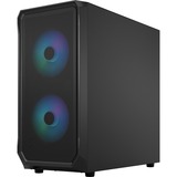 Fractal Design Focus 2 RGB Black TG Clear Tint, Cajas de torre negro