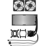 Fractal Design Radius 240 RGB Black, Refrigeración por agua negro
