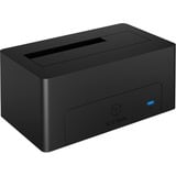 ICY BOX IB-1121-C31 USB 3.2 Gen 2 (3.1 Gen 2) Type-C Antracita, Negro, Estación de acoplamiento negro, Unidad de disco duro, SATA, Serial ATA II, Serial ATA III, 2.5,3.5", USB 3.2 Gen 2 (3.1 Gen 2) Type-C, Antracita, Negro, Plástico