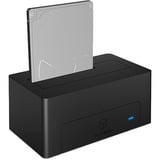 ICY BOX IB-1121-C31 USB 3.2 Gen 2 (3.1 Gen 2) Type-C Antracita, Negro, Estación de acoplamiento negro, Unidad de disco duro, SATA, Serial ATA II, Serial ATA III, 2.5,3.5", USB 3.2 Gen 2 (3.1 Gen 2) Type-C, Antracita, Negro, Plástico