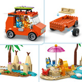 LEGO Excursión Familiar a la Playa de Bluey, Juegos de construcción Juego de construcción, 4 año(s), Plástico, 133 pieza(s), 379 g