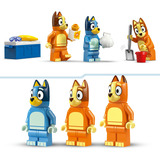 LEGO Excursión Familiar a la Playa de Bluey, Juegos de construcción Juego de construcción, 4 año(s), Plástico, 133 pieza(s), 379 g