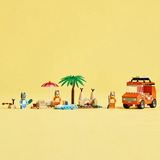 LEGO Excursión Familiar a la Playa de Bluey, Juegos de construcción Juego de construcción, 4 año(s), Plástico, 133 pieza(s), 379 g