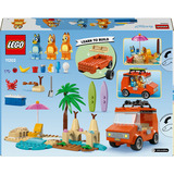 LEGO Excursión Familiar a la Playa de Bluey, Juegos de construcción Juego de construcción, 4 año(s), Plástico, 133 pieza(s), 379 g