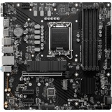 MSI PRO B760M-P DDR4 placa base Intel B760 LGA 1700 micro ATX negro, Intel, LGA 1700, Intel® Celeron®, Intel® Pentium® Gold, LGA 1700, DDR4-SDRAM, 128 GB