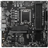 MSI PRO B760M-P DDR4 placa base Intel B760 LGA 1700 micro ATX negro, Intel, LGA 1700, Intel® Celeron®, Intel® Pentium® Gold, LGA 1700, DDR4-SDRAM, 128 GB