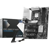 MSI PRO B860-P WIFI placa base Intel B860 LGA 1851 (Socket V1) ATX Plateado, Intel, LGA 1851 (Socket V1), Intel Core Ultra (Series 2), LGA 1851, 256 GB, DDR5-SDRAM