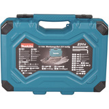 Makita Juego de herramientas manuales E-17980, 231 piezas, Kit de herramientas azul