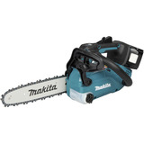 Makita Motosierra de batería con mango superior DUC258Z02, 18 Voltios rojo