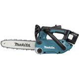 Makita Motosierra de batería con mango superior DUC258Z02, 18 Voltios rojo