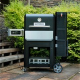 Masterbuilt Parrilla de carbón + Ahumador Gravity 800 negro