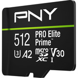 PNY P-SDU512V32200PEP-GE, Tarjeta de memoria negro/Verde