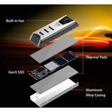 Patriot Viper PV553 2TB, Unidad de estado sólido negro/blanco