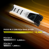 Patriot Viper PV553 2TB, Unidad de estado sólido negro/blanco