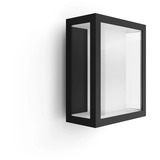 Philips Hue Aplique de pared ancho White & Color Ambiance Impress Outdoor, Luz de LED negro