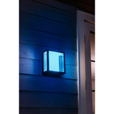 Philips Hue Aplique de pared ancho White & Color Ambiance Impress Outdoor, Luz de LED negro