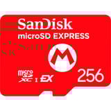 SanDisk 10016157 memoria flash 256 GB MicroSDXC, Tarjeta de memoria 256 GB, MicroSDXC, Rojo