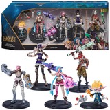 Spin Master League of Legends, paquete con figuras coleccionables y accesorios de Jinx exclusiva, Heimerdinger, Vi, Caitlyn y Ekko de 10.2 cm, a partir de 12 años, Muñecos League of Legends , paquete con figuras coleccionables y accesorios de Jinx exclusiva, Heimerdinger, Vi, Caitlyn y Ekko de 10.2 cm, a partir de 12 años, Figura de acción coleccionable, Videojuego