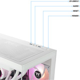 Thermaltake FTW V170A 5070 Elite Snow, Gaming-PC blanco/Transparente