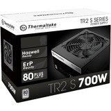 Thermaltake TRS-700AH2NK unidad de fuente de alimentación 700 W 20+4 pin ATX ATX Negro, Fuente de alimentación de PC negro, 700 W, 230 V, 50 - 60 Hz, 9 A, Activo, 120 W