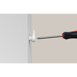 fischer EasyDIY Box Decoración EasyHook+Tornillo, Pasador verde claro/Rojo