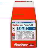 fischer Tornillo para madera PowerFull II 8,0x180 ZK TX VG 