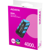 ADATA SSD externa SD820 4 TB, Unidad de estado sólido negro/Azul