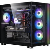 ALTERNATE Gaming-PC Window Edition • RTX 5080 • AMD Ryzen™ 7 9800X3D • 64 GB RAM negro/Transparente