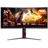 AOC CU34G4Z, Monitor de gaming negro (mate)