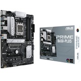 ASUS PRIME B650-PLUS AMD B650 Zócalo AM5 ATX, Placa base negro/Plateado, AMD, Zócalo AM5, AMD Ryzen 7000 Series, Zócalo AM5, DDR5-SDRAM, 128 GB