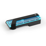Alphacool Core 2x Depósito Plano DDCzero 200, Depósito de expansión negro/Transparente