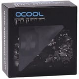 Alphacool Eiszapfen PRO accesorio para tubo rígido 16mm G1/4 - Deep Black, Conexión negro