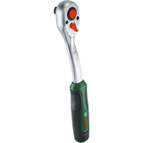 Bosch Juego de carraca de 1/2" con llaves de vaso, 26 piezas, Llave de tubo verde