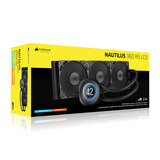 Corsair NAUTILUS 360 RS LCD, Refrigeración por agua negro