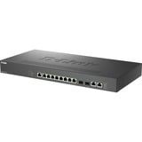 D-Link DMS-1250-12TP/E switch Gestionado 2.5G Ethernet (100/1000/2500) Energía sobre Ethernet (PoE) Negro, Interruptor/Conmutador negro, Gestionado, 2.5G Ethernet (100/1000/2500), Energía sobre Ethernet (PoE), Montaje en rack