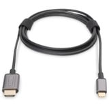 Digitus Cable adaptador USB-C a HDMI A, 4K @ 30HZ negro