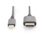 Digitus Cable adaptador USB-C a HDMI A, 4K @ 30HZ negro