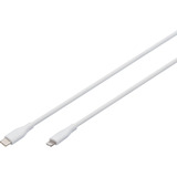 Digitus Cable de silicona USB 2.0 USB-C > Lightning, certificado MFI blanco