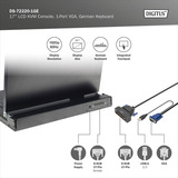 Digitus DS-72220-1GE, Switch KVM negro